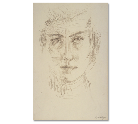 Portret tekening - Han van Dam