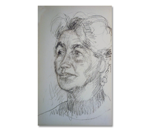 Portret tekening